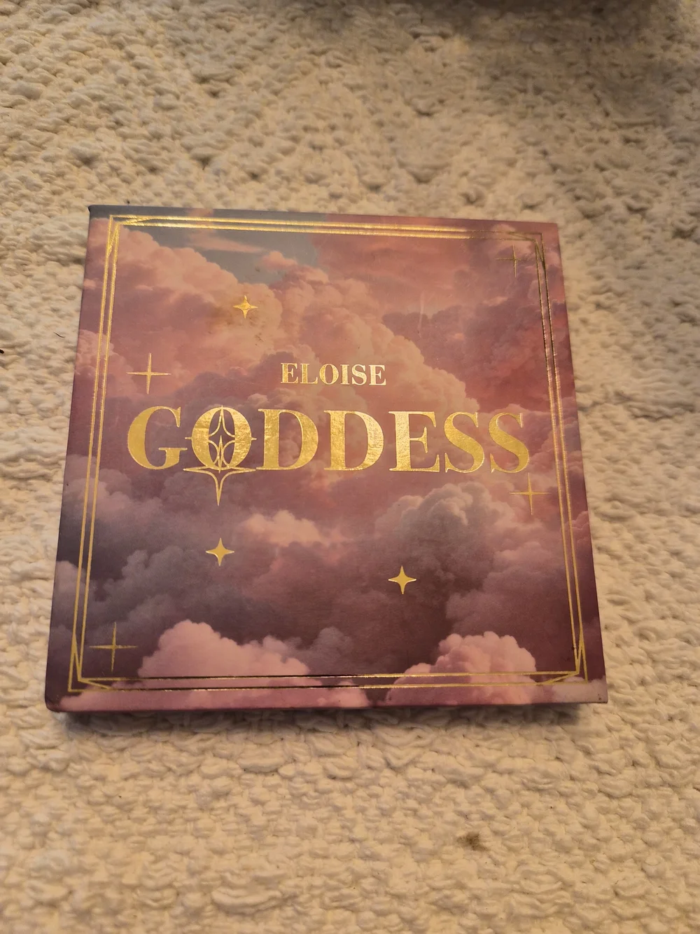 Eloise Goddess Wall Art Print - Pink & Purple Cloud Design